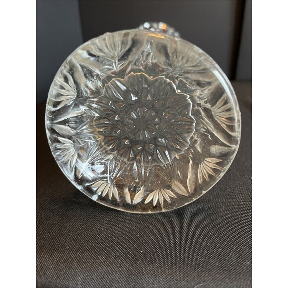 Beautiful Clear Antique 15 Inch Tall Swung Glass Vase Scalloped &Decorative Base - Picture 10 of 15